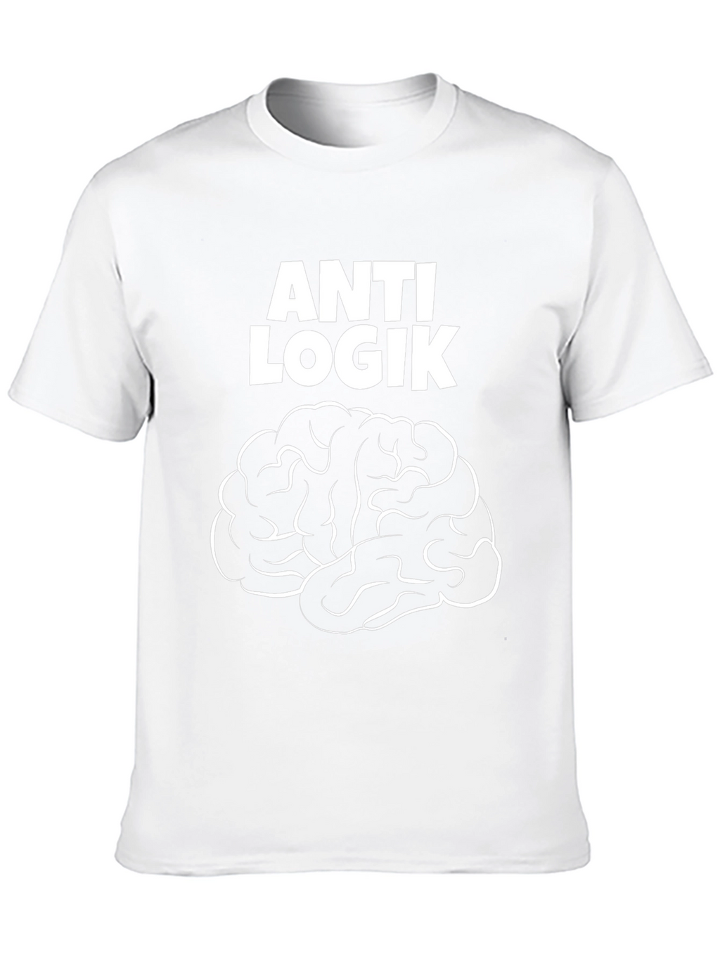Anti Logik Brain Tee - Mens Funny T-Shirt