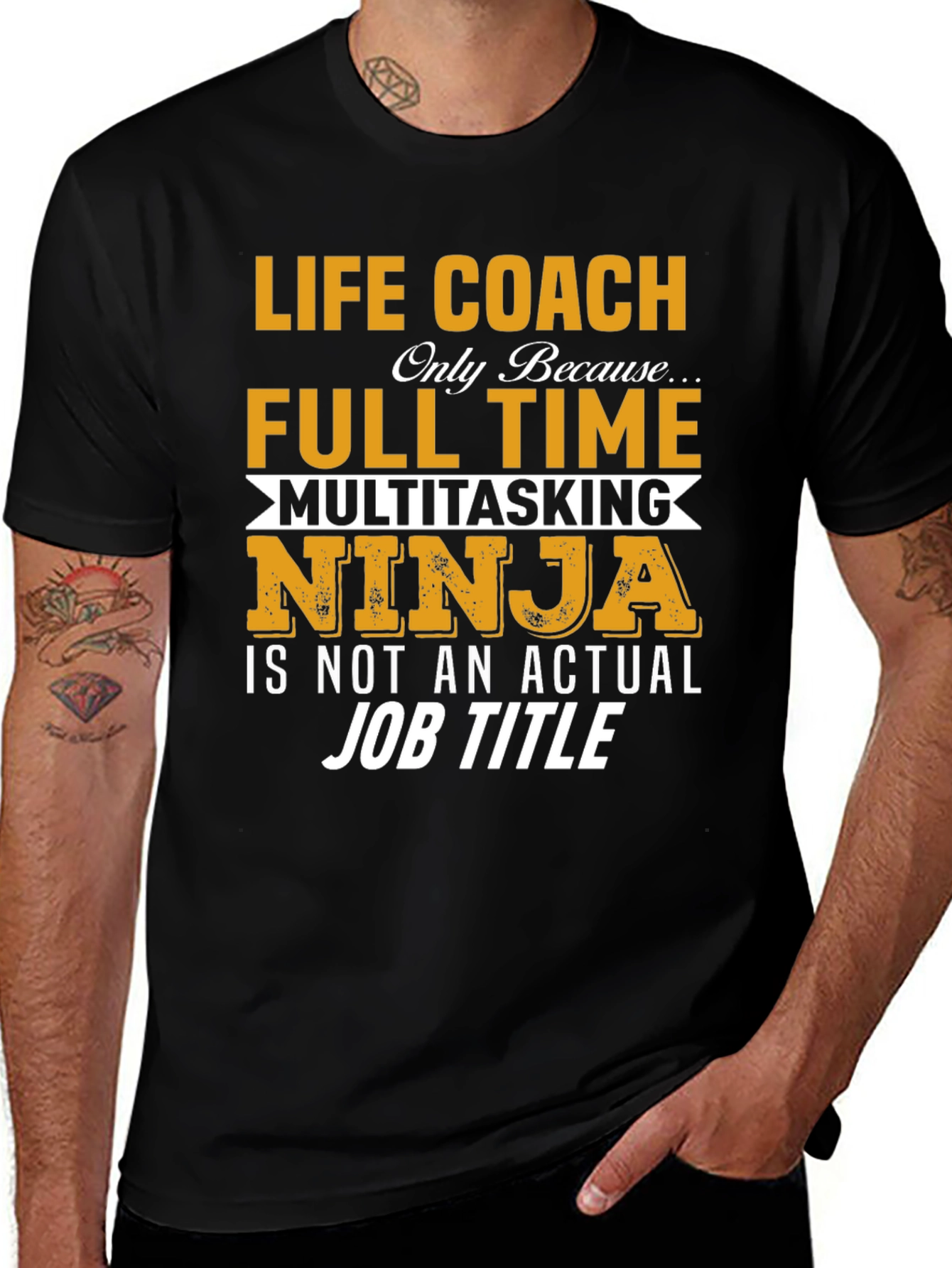Life Coach Full Time Ninja T-Shirt