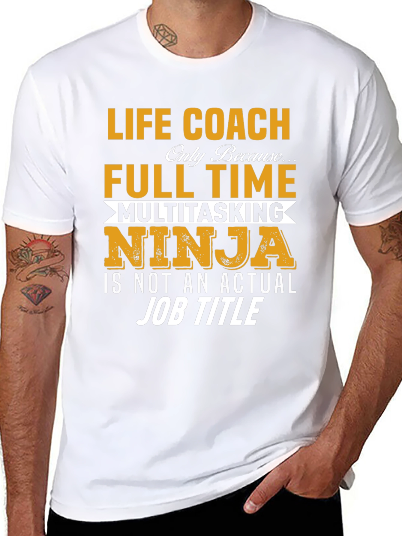 Life Coach Full Time Ninja T-Shirt