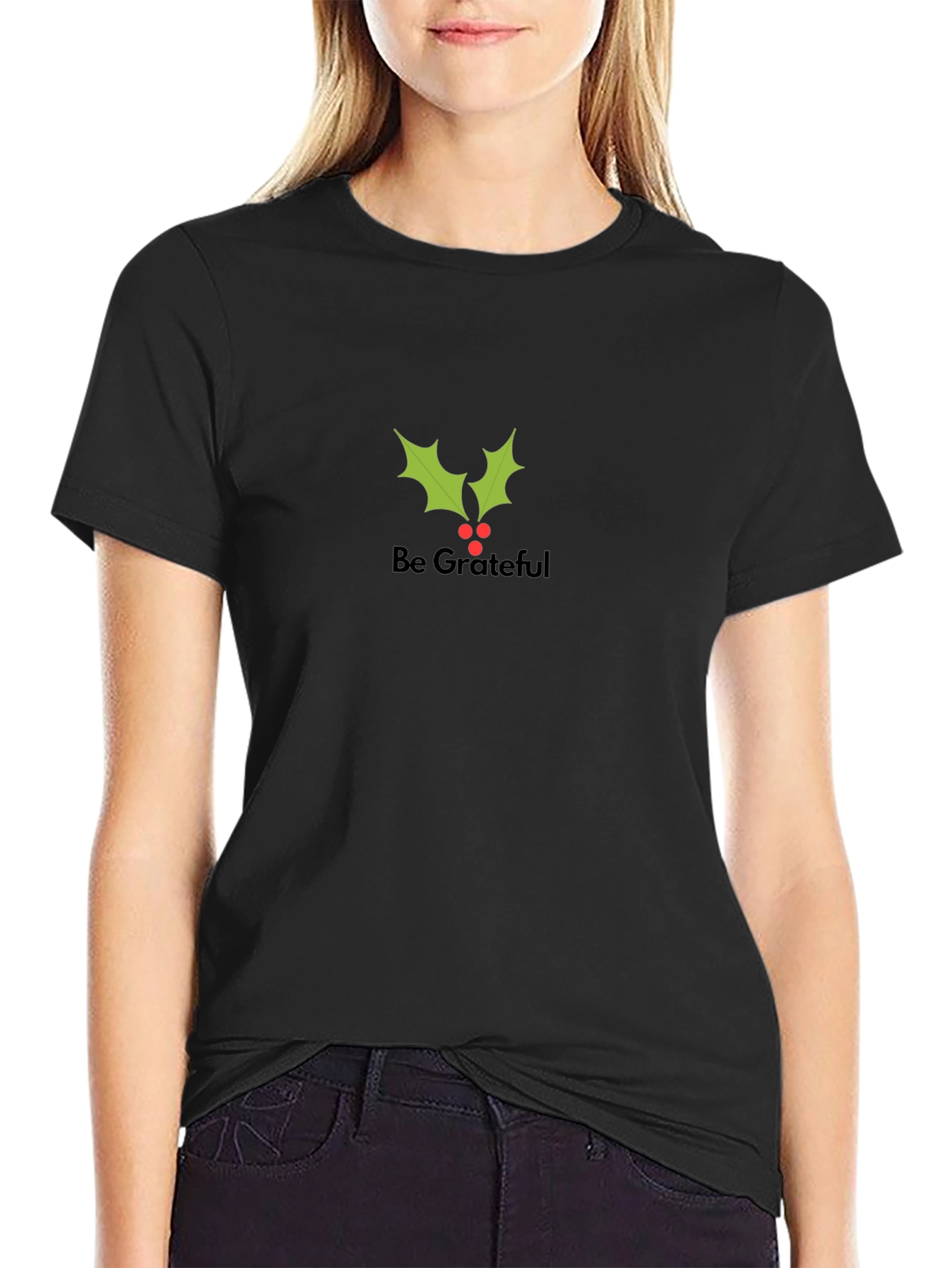 Be Grateful Graphic Tee - Festive Holiday Shirt