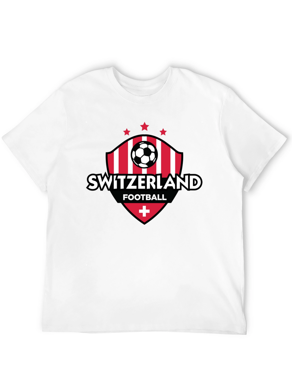 Switzerland Football T-Shirt - Swiss Soccer Fan Tee