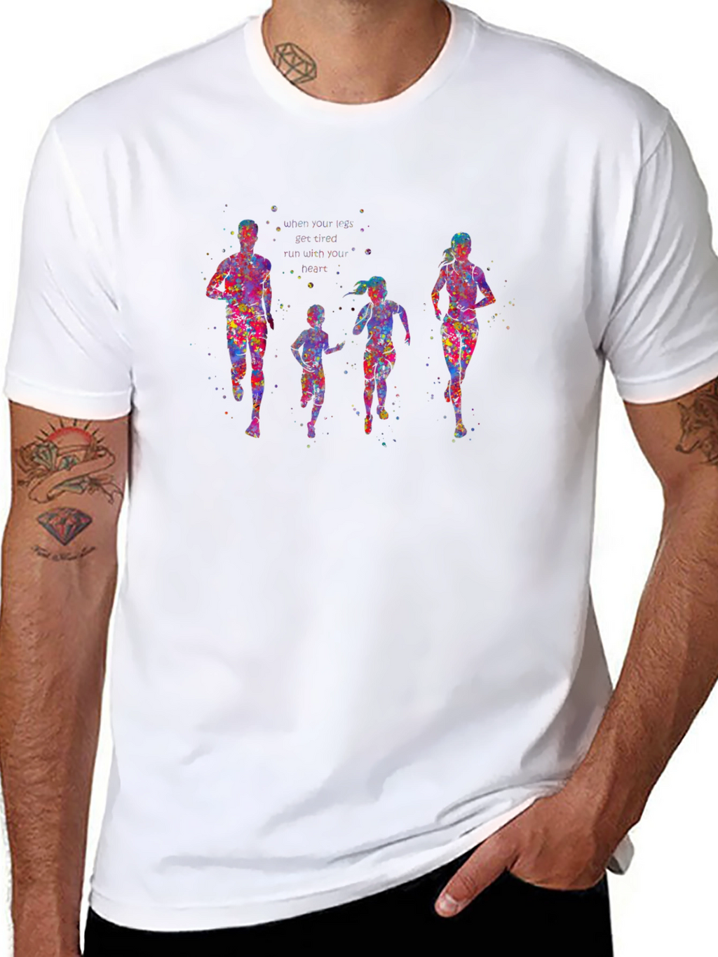 Family Run Black T-Shirt