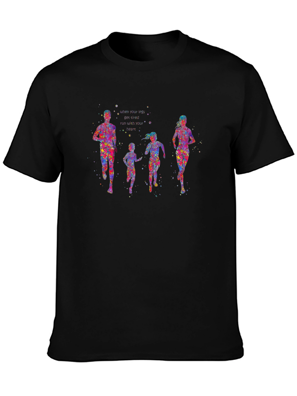 Family Run Black T-Shirt