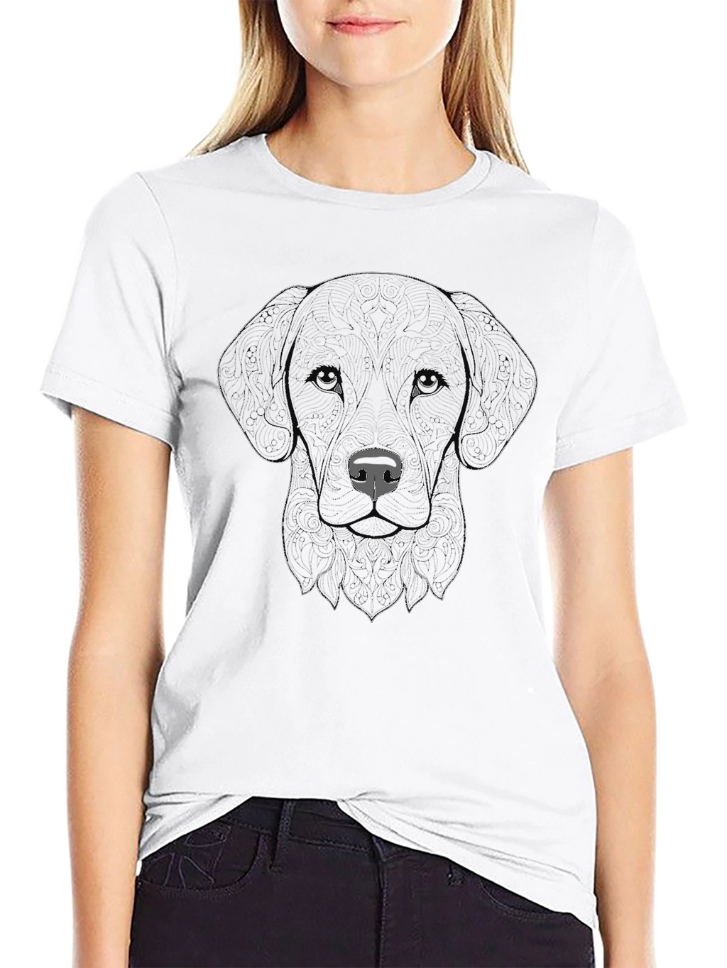 Black Dog Art Tee