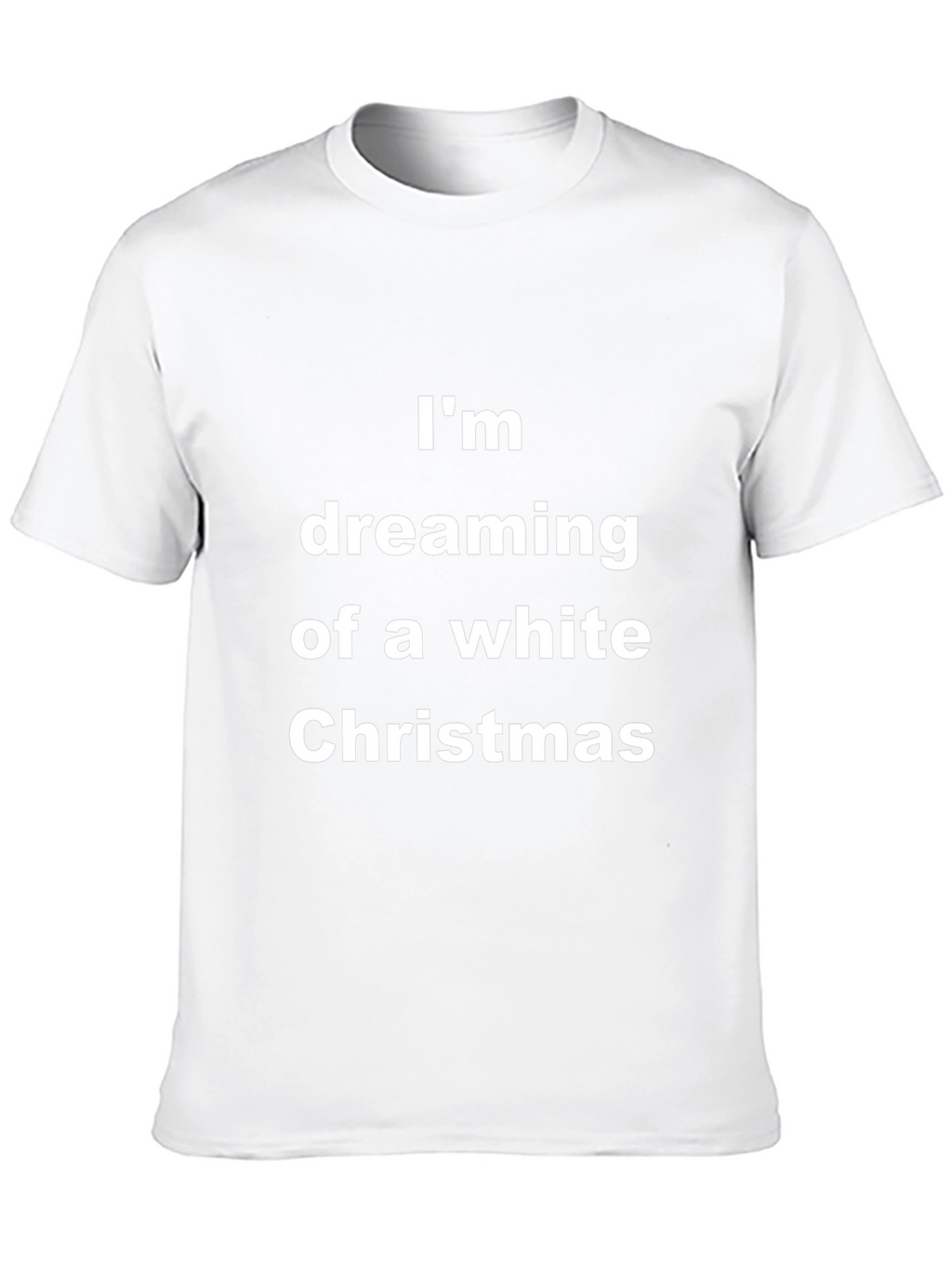White Christmas T-Shirt - Holiday Festive Tee