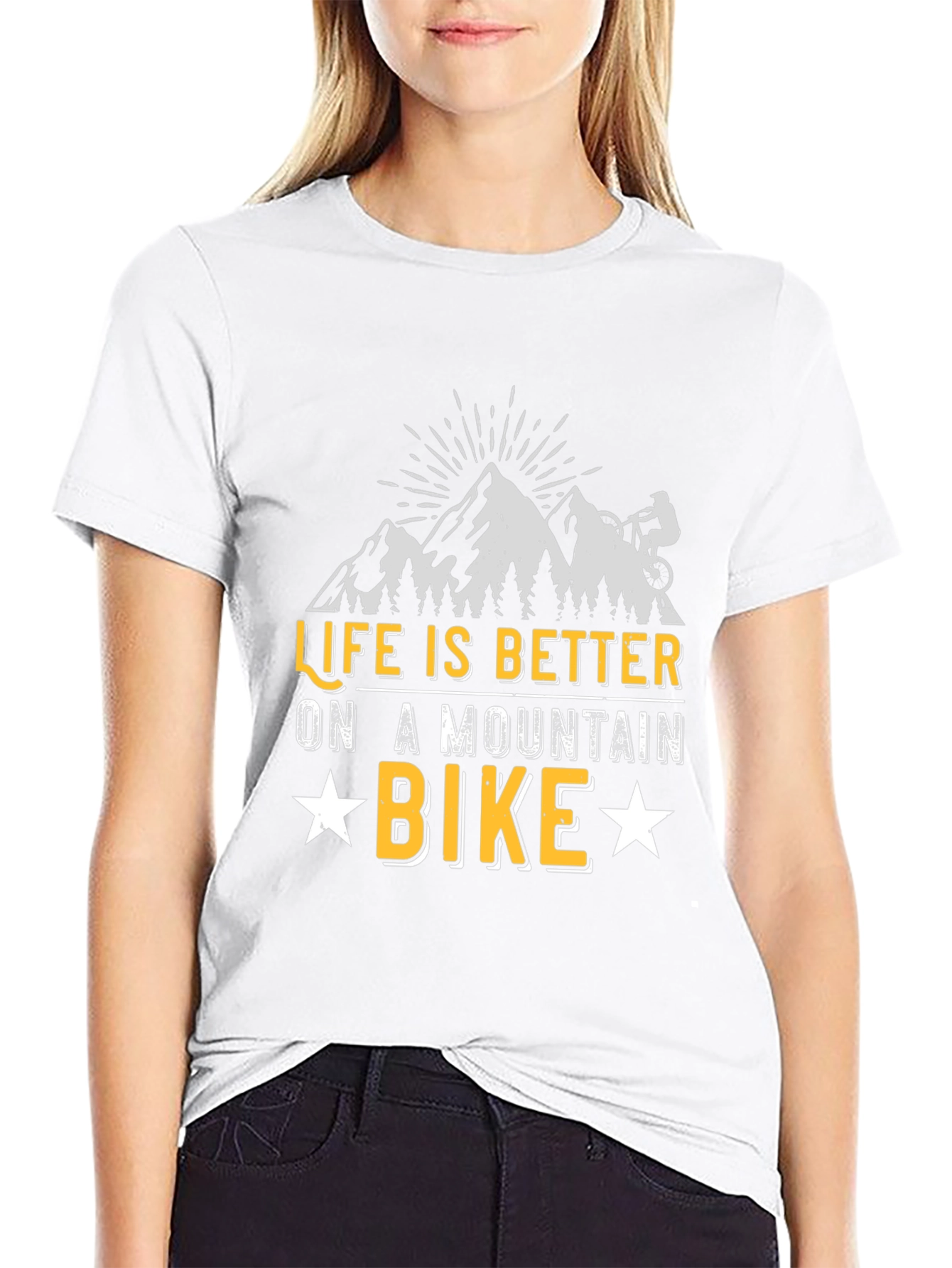 Life Is Better On A Mountain Bike Graphic T-Shirt