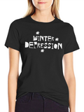 Winter Depression T-Shirt - Funny Holiday Graphic Tee