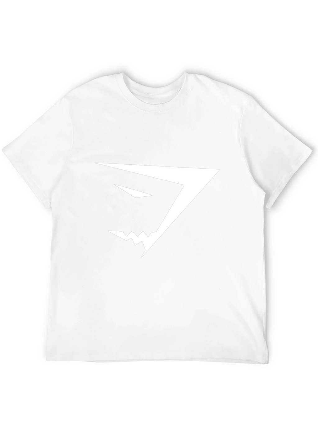 Mens Black T-Shirt with White Gym Logo