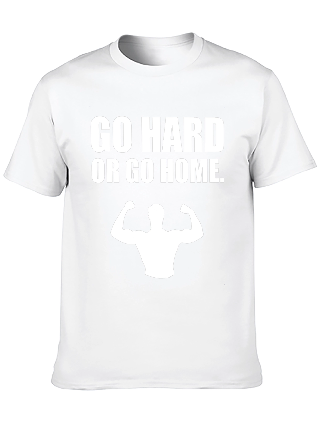 Go Hard or Go Home Black Graphic Tee