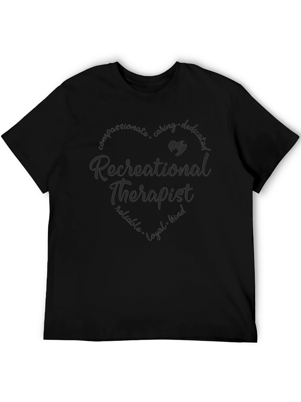 Recreational Therapist Heart Graphic Tee