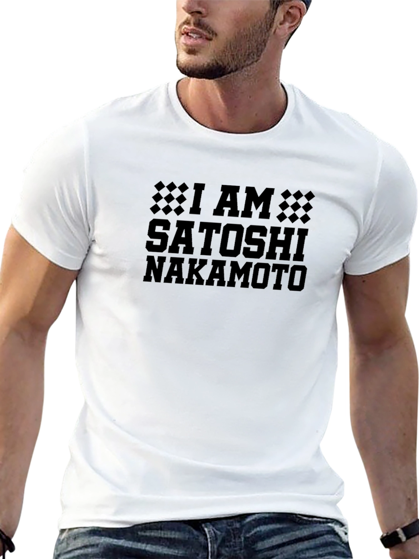 I Am Satoshi Nakamoto Black T-Shirt