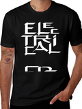 Electrical Engineer Black Graphic Tee
