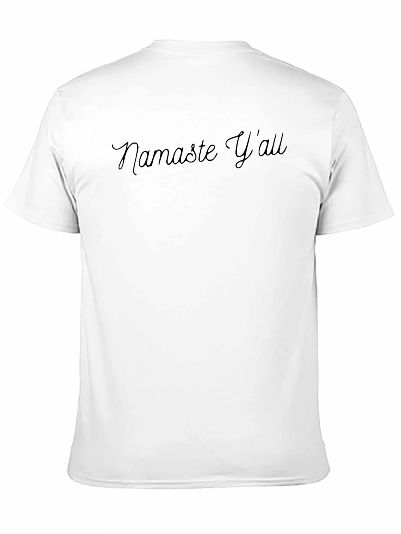 Namaste Yall Black Graphic Tee