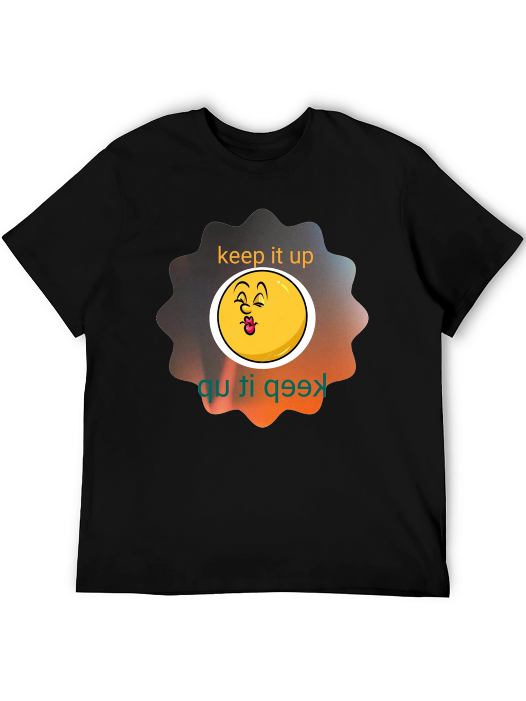 Keep It Up Graphic Tee - Black Unisex Shirt