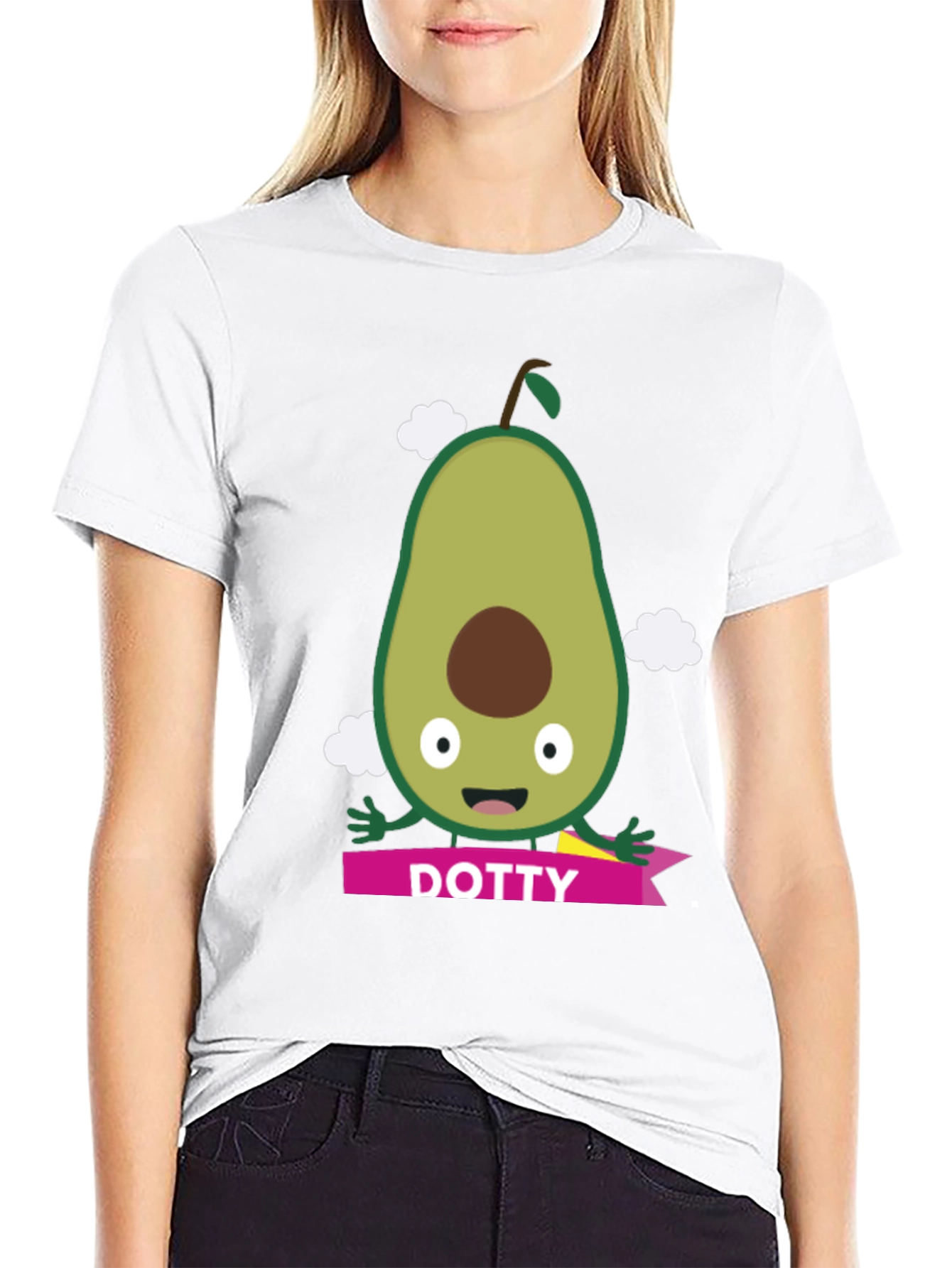 Funny Avocado Dotty T-Shirt
