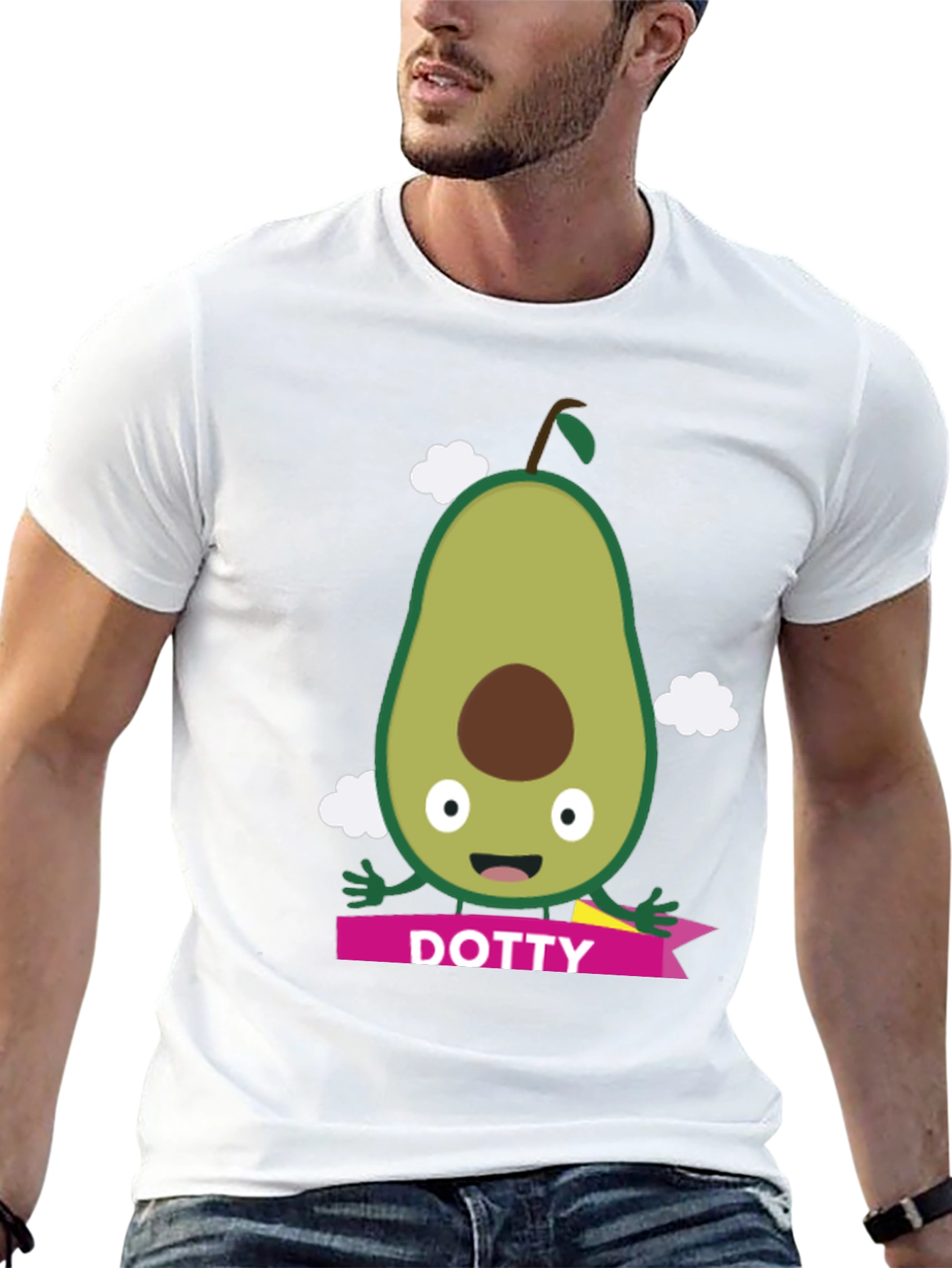 Funny Avocado Dotty T-Shirt