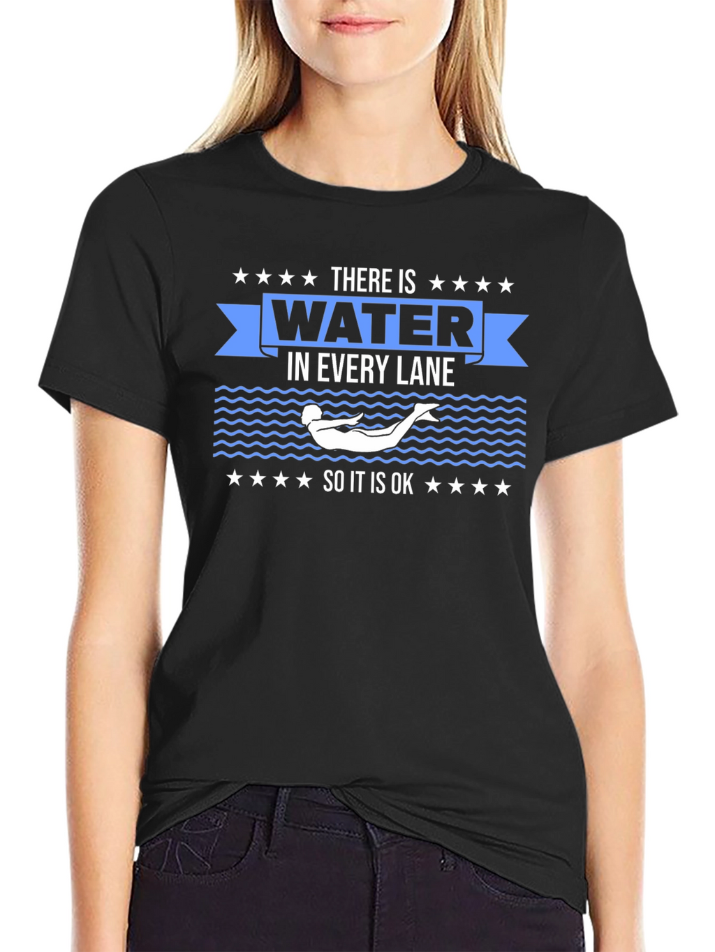 Water in Every Lane Swimmers T-Shirt