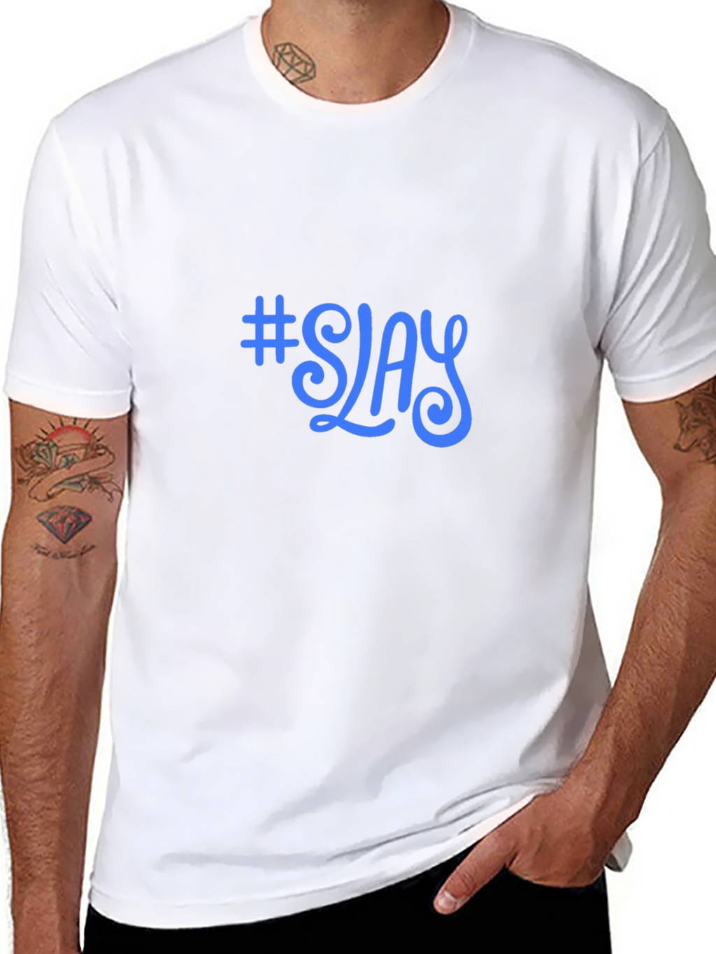 Slay Graphic Tee - Mens Black T-Shirt