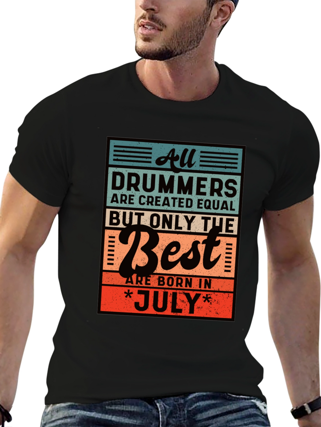 Drummers Born in July T-Shirt
