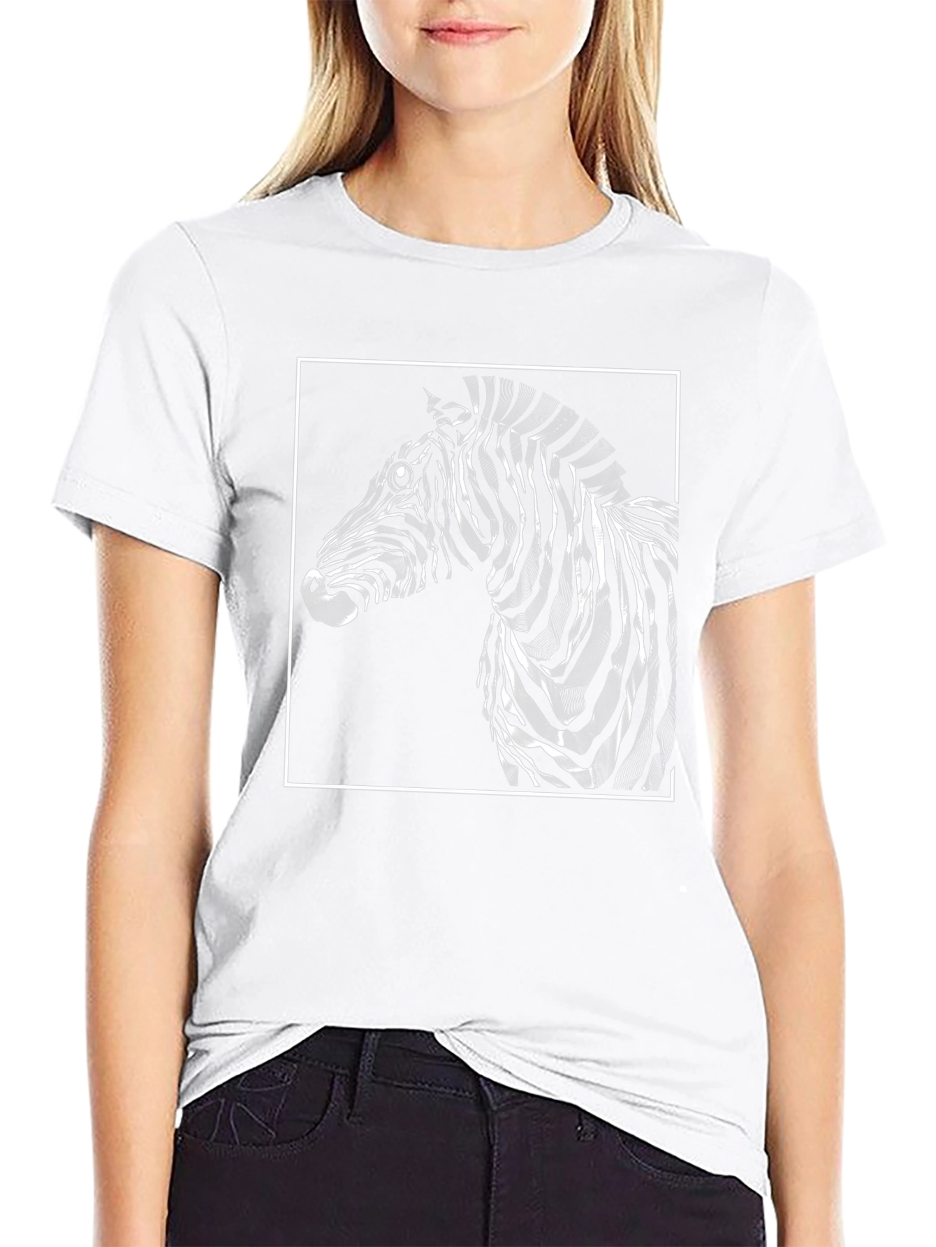 Zebra Graphic T-Shirt - Stylish Animal Print Tee