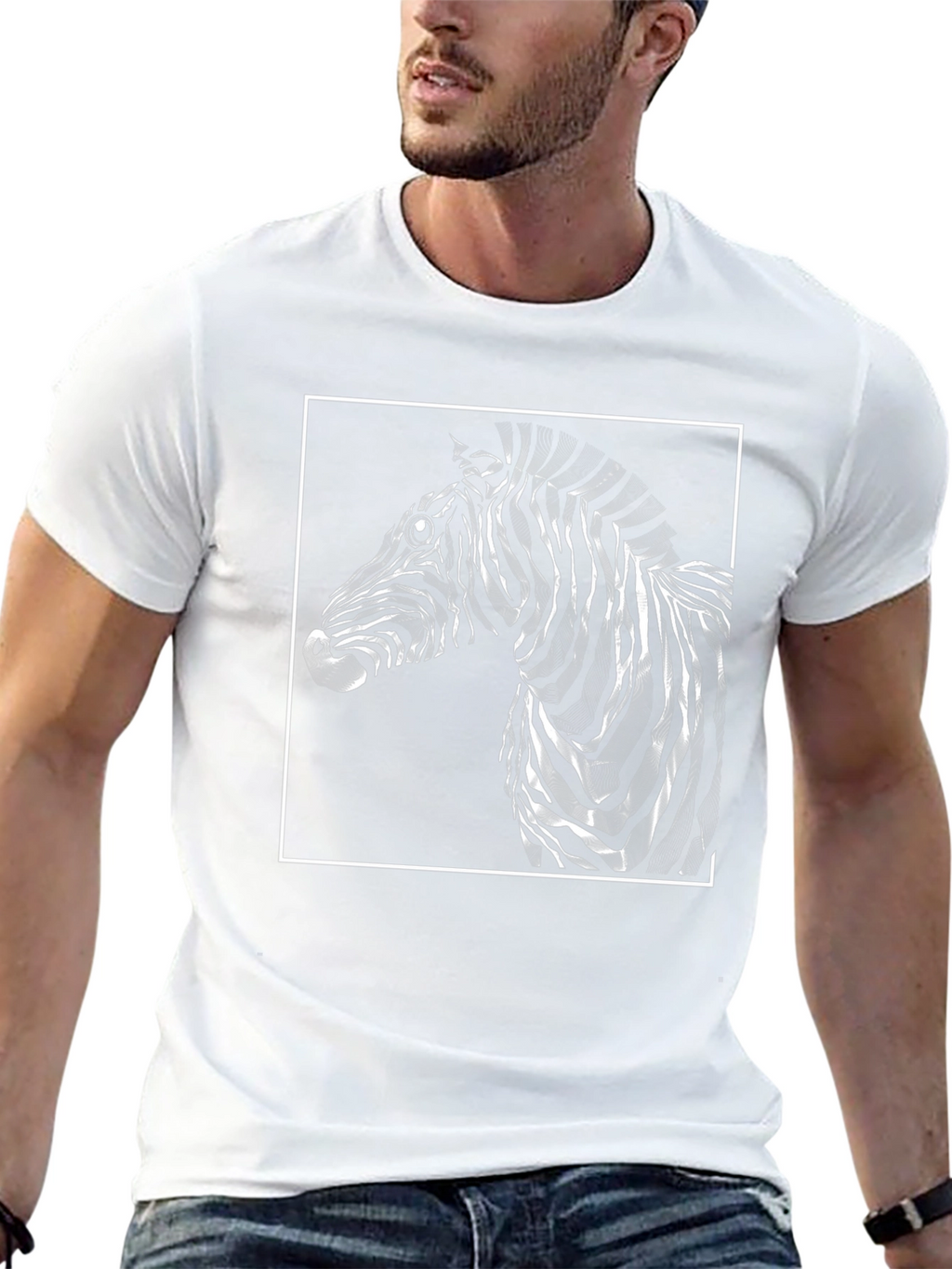 Zebra Graphic T-Shirt - Stylish Animal Print Tee