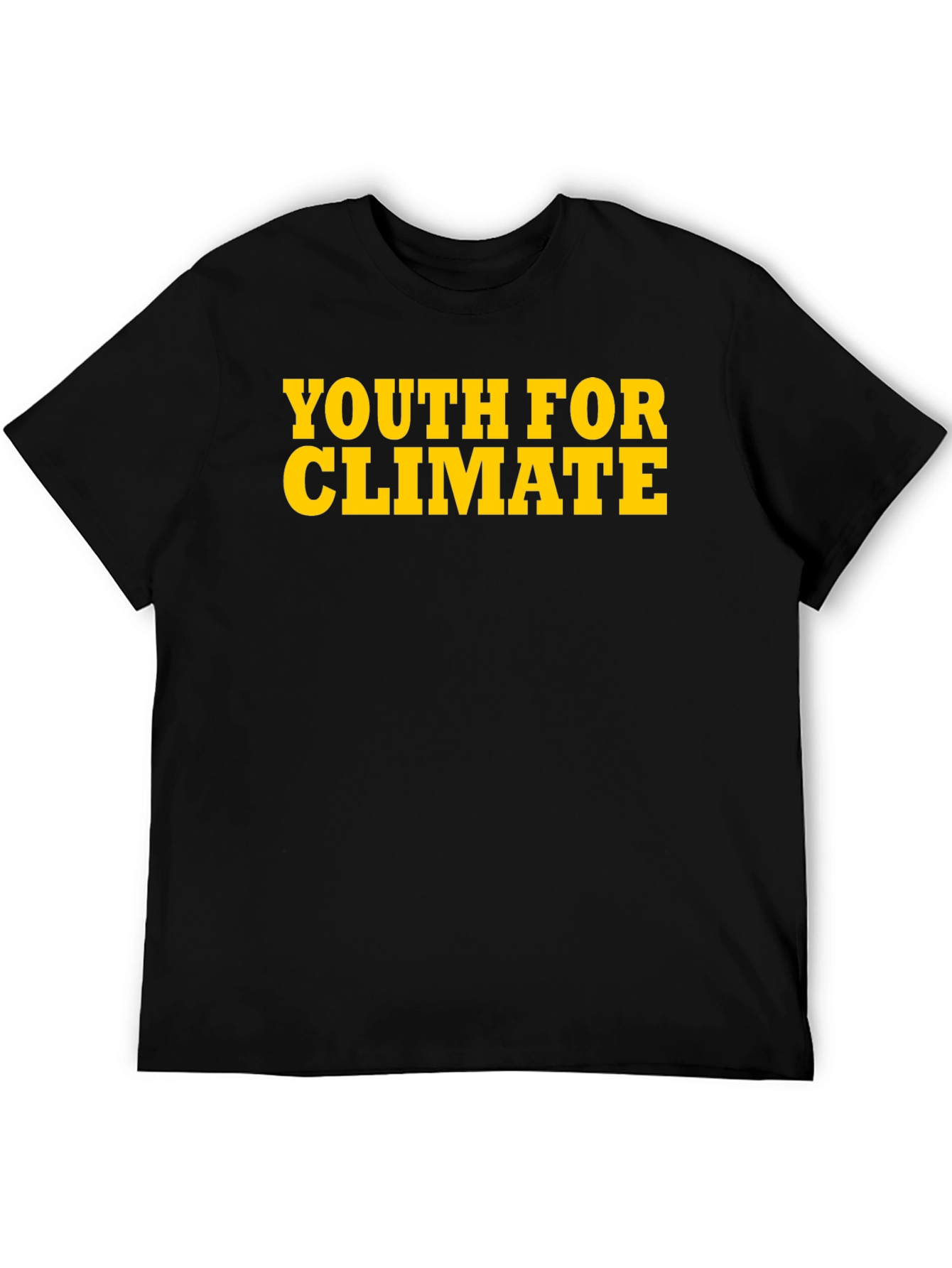Youth for Climate Black T-Shirt