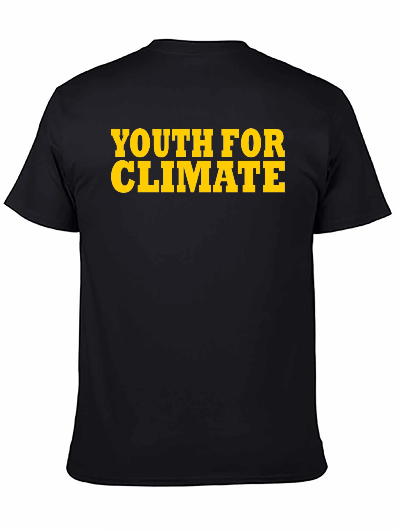 Youth for Climate Black T-Shirt
