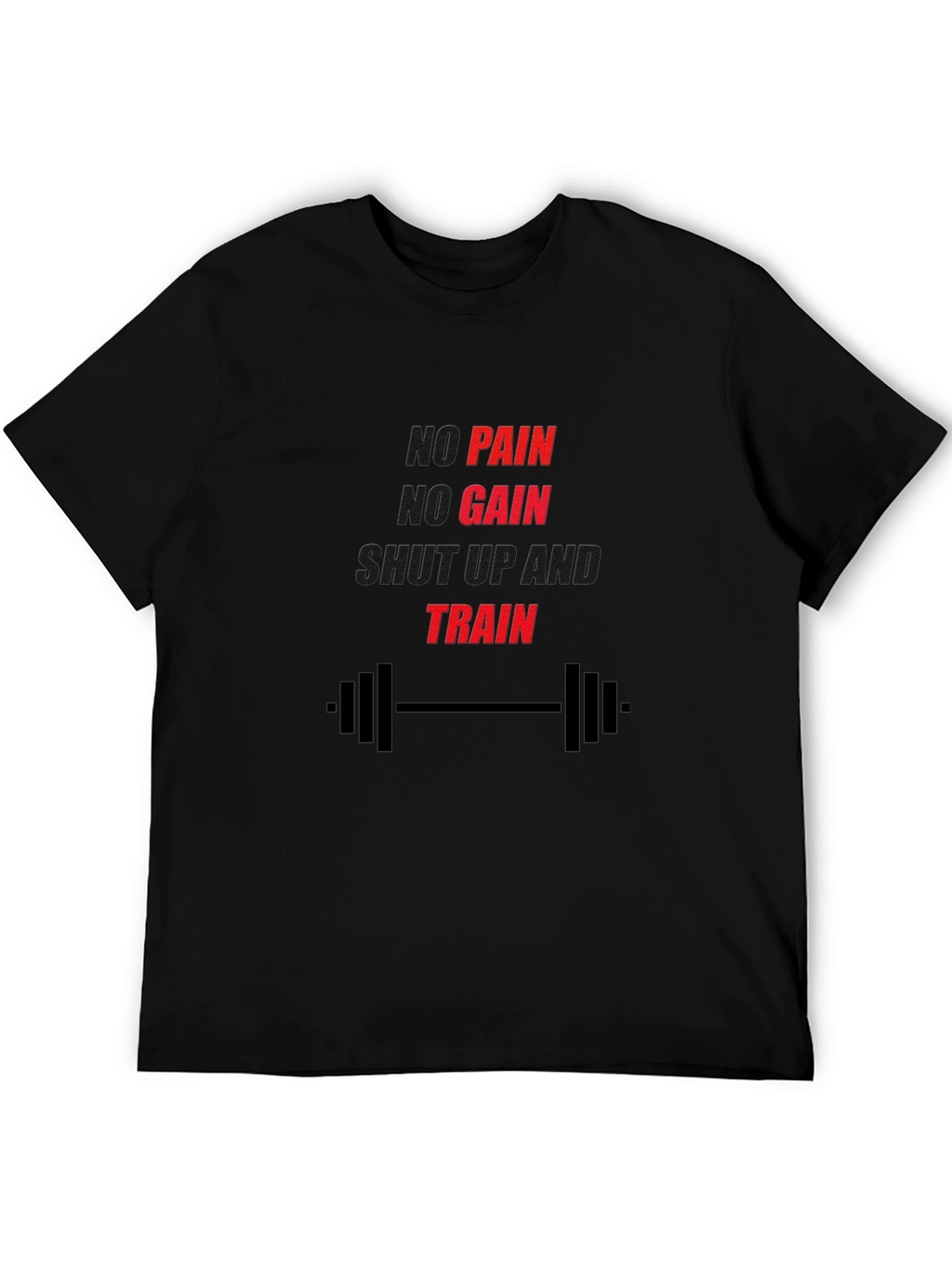 Gym Motivation T-Shirt - No Pain No Gain