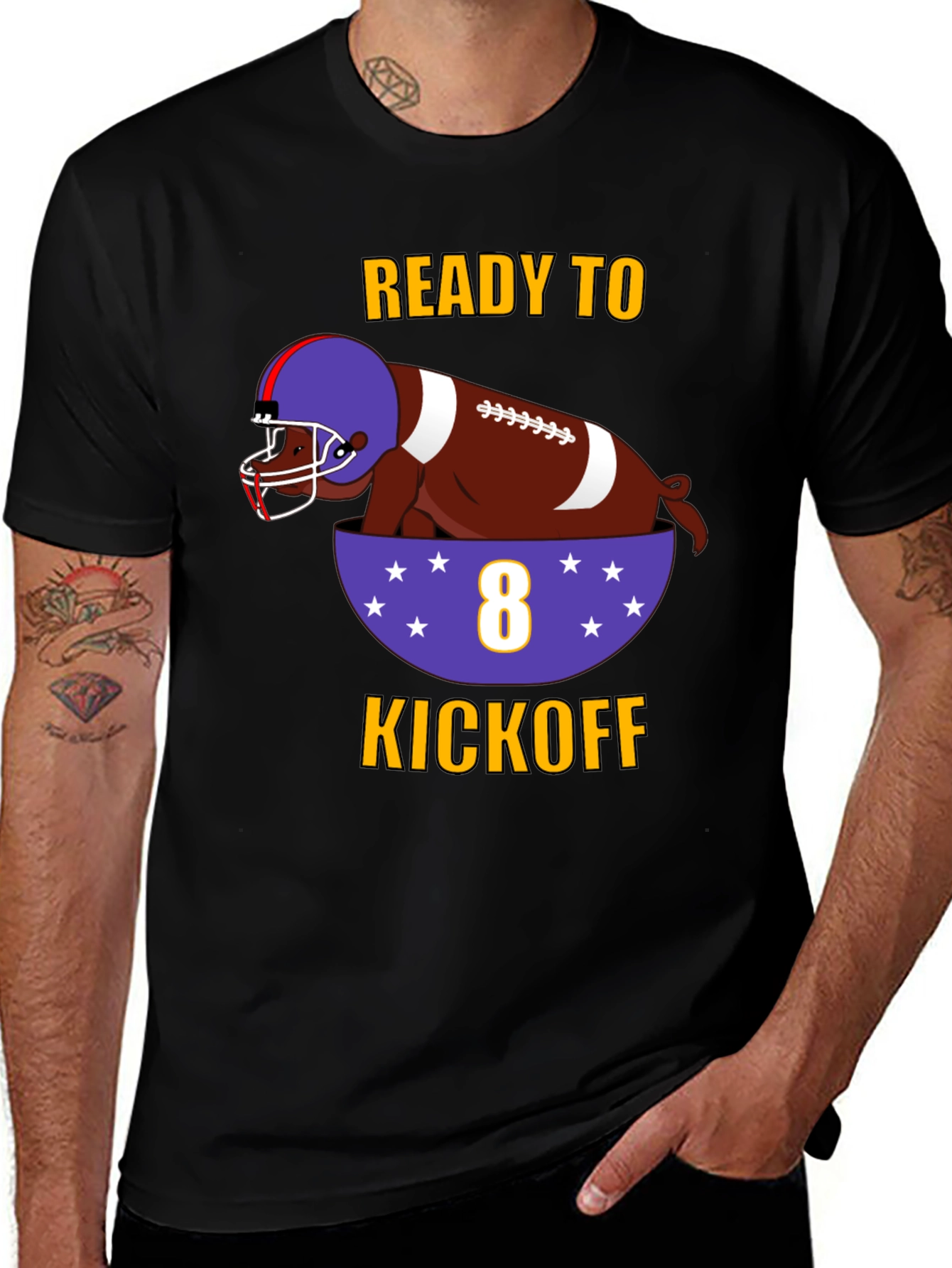 Ready to Kickoff Football T-Shirt