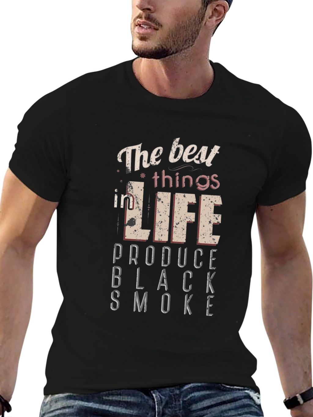 The Best Things in Life T-Shirt - Black
