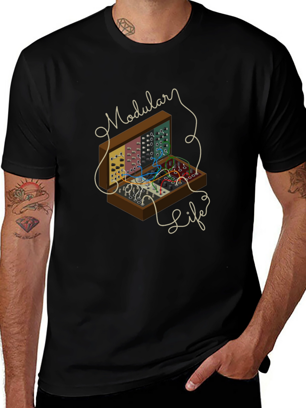 Modular Life T-Shirt - Synthesizer Music Apparel
