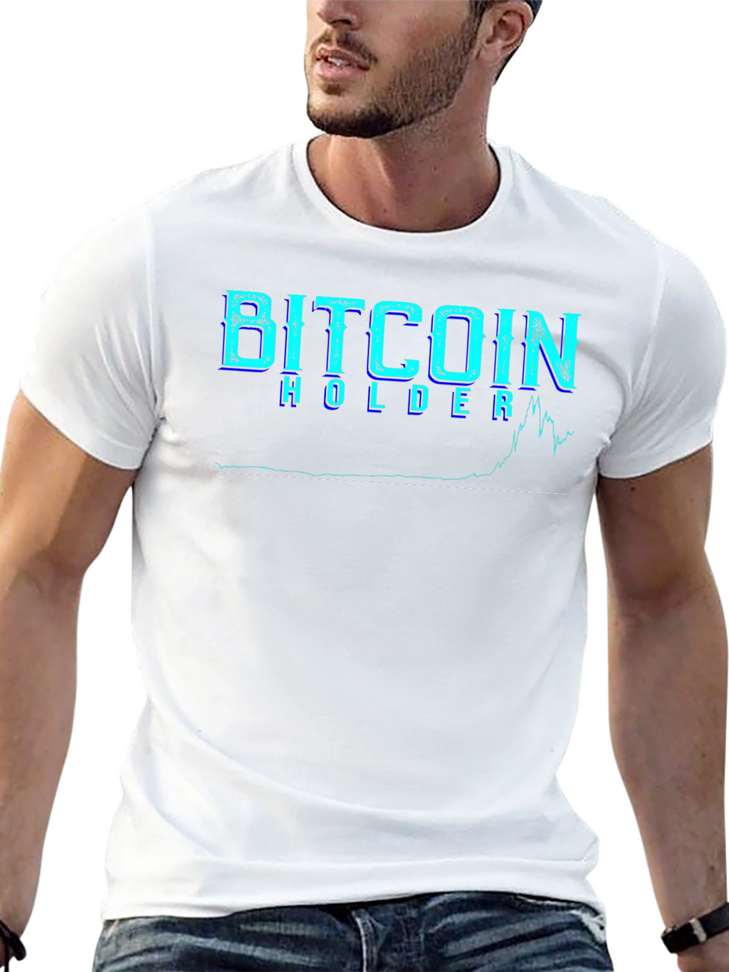 Bitcoin Holder Black T-Shirt Crypto Currency Tee