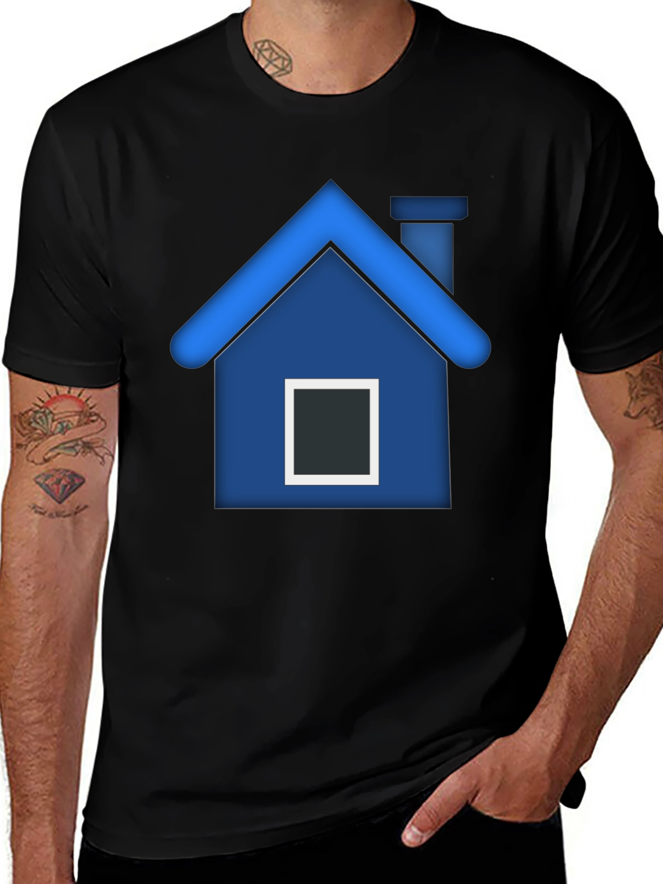 House Graphic Tee - Modern Home Style