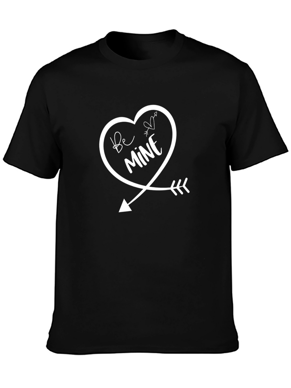 Be Mine Heart Arrow Graphic Tee - Valentines Day