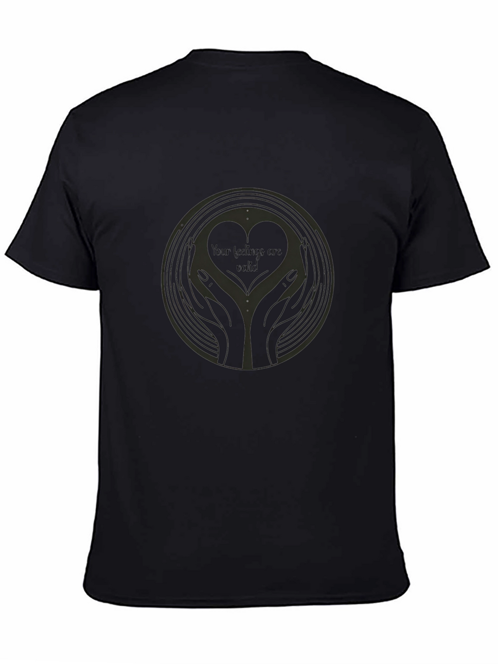 Heart Hands Graphic Tee - Your Feelings Are Valid