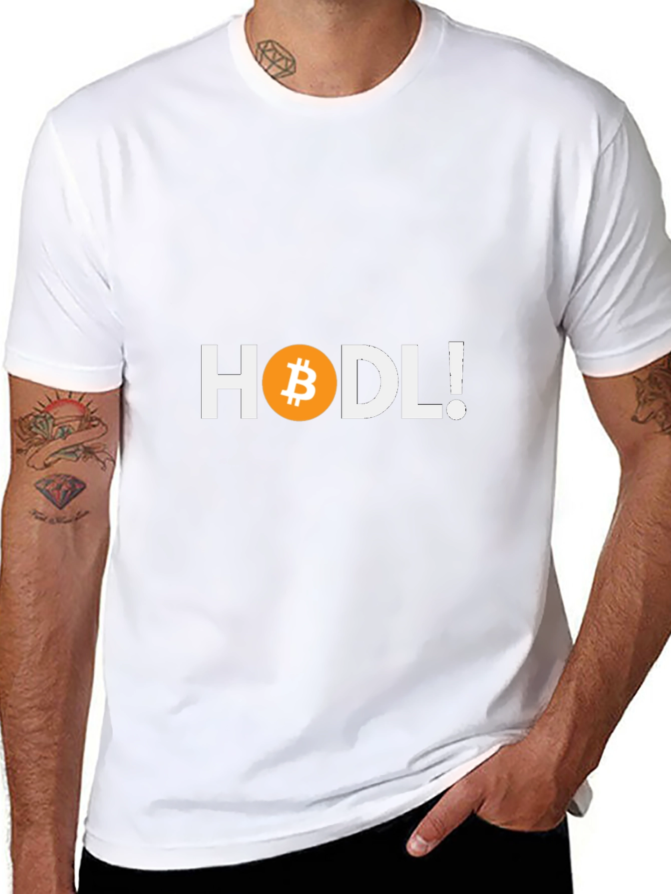HODL Bitcoin Graphic Tee - Crypto Investor T-Shirt