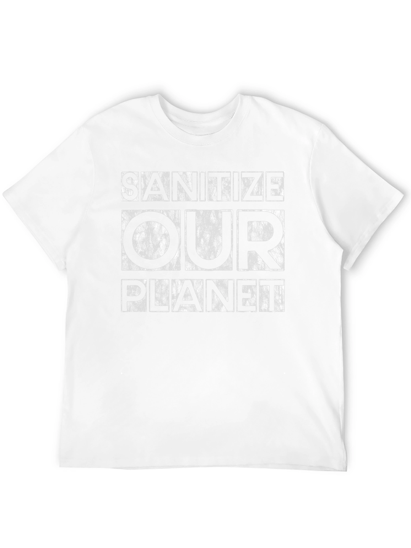 Sanitize Our Planet Graphic Tee - Black