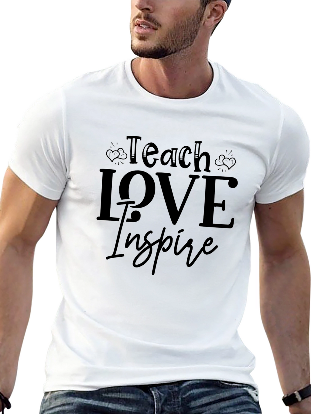 Teach Love Inspire Black T-Shirt
