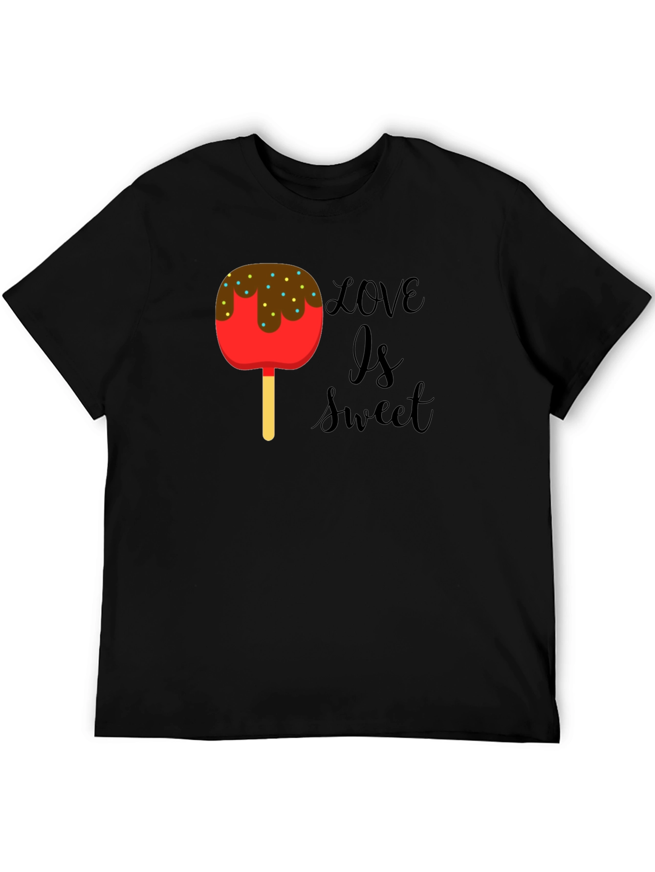Love Is Sweet T-Shirt - Candy Apple Graphic Tee