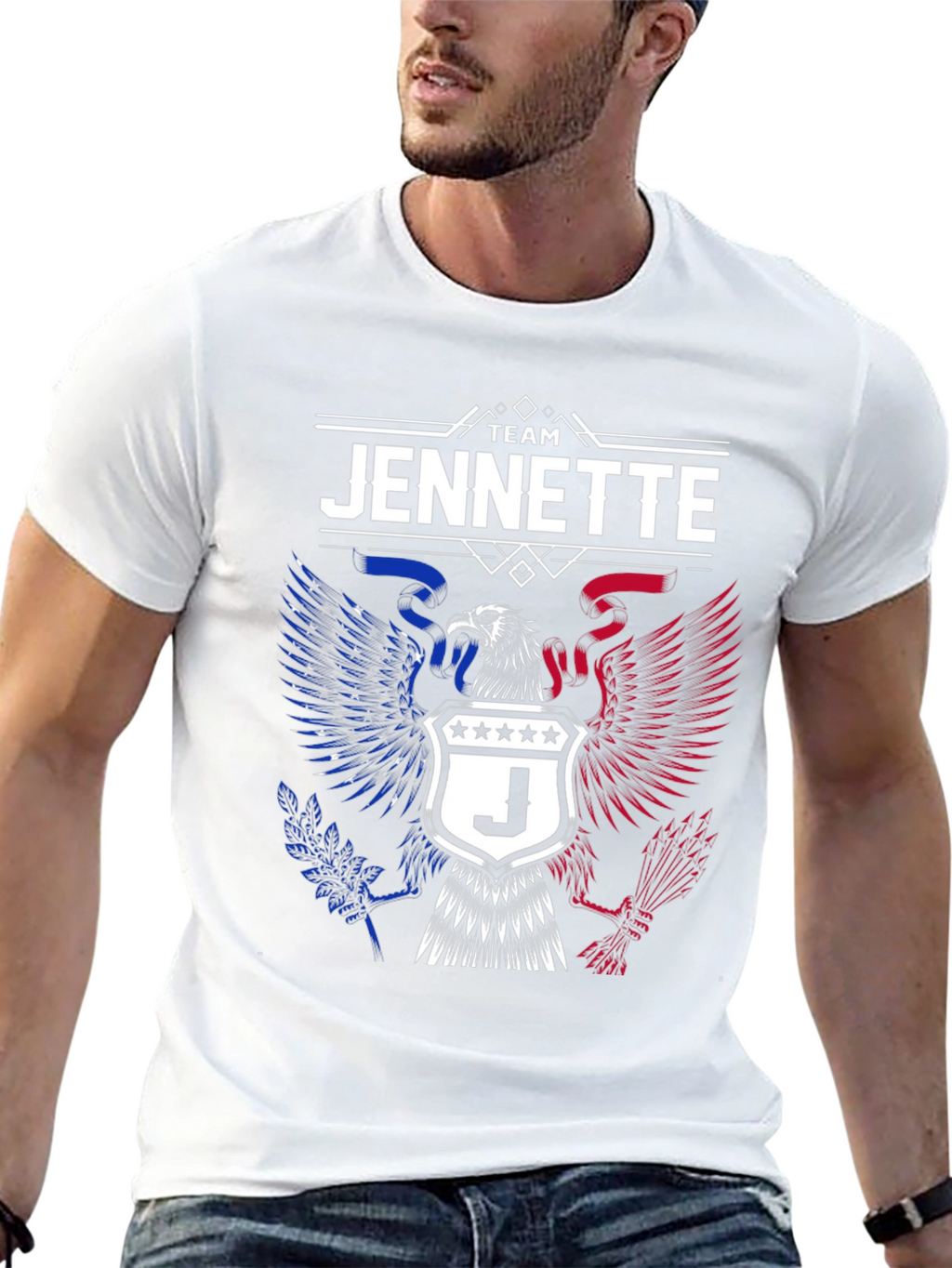 Team Jennette Eagle Graphic T-Shirt