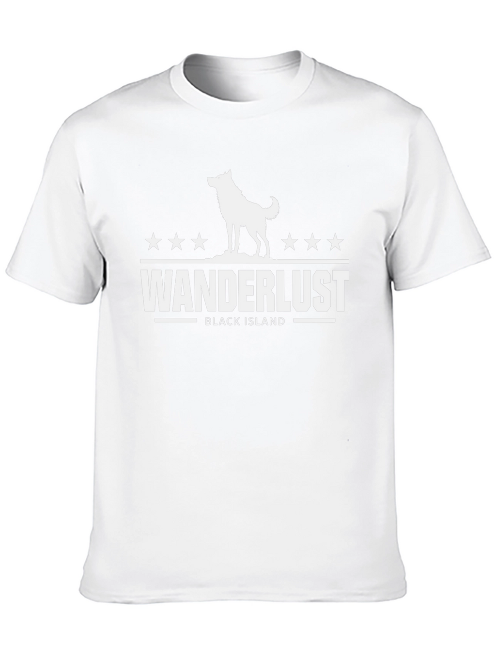 Wanderlust Black Island Graphic Tee