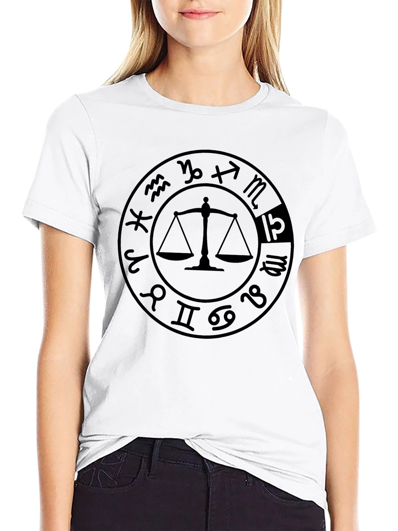 Zodiac Libra T-Shirt - Stylish Astrology Graphic Tee