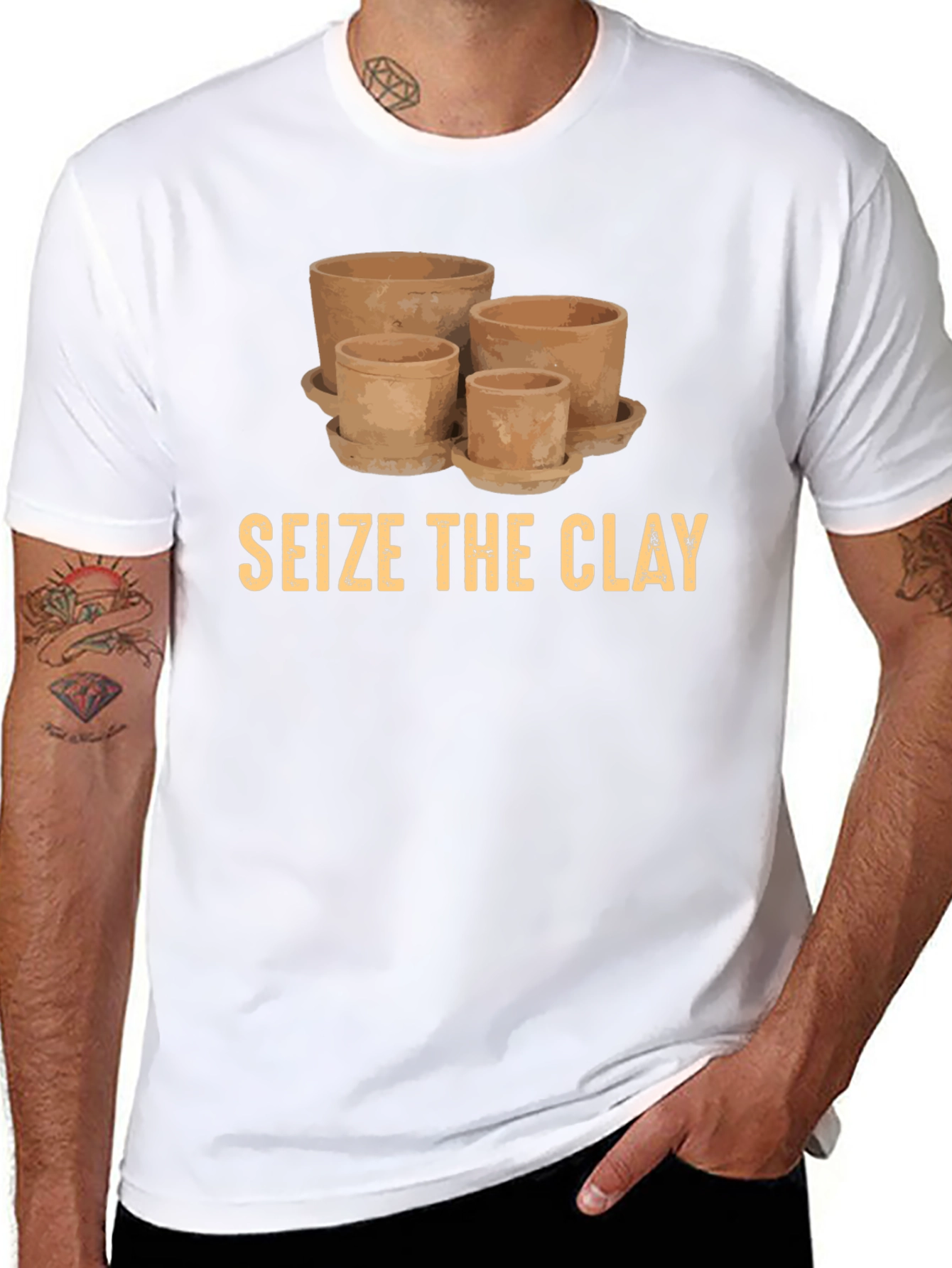 Seize the Clay T-Shirt - Pottery Lover Tee
