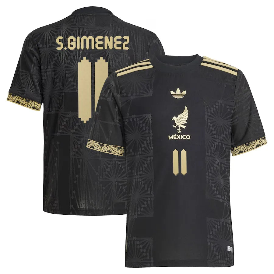 2025 Mexico Black Special Edition México de Oro Women Soccer Jersey 女 Detail 3