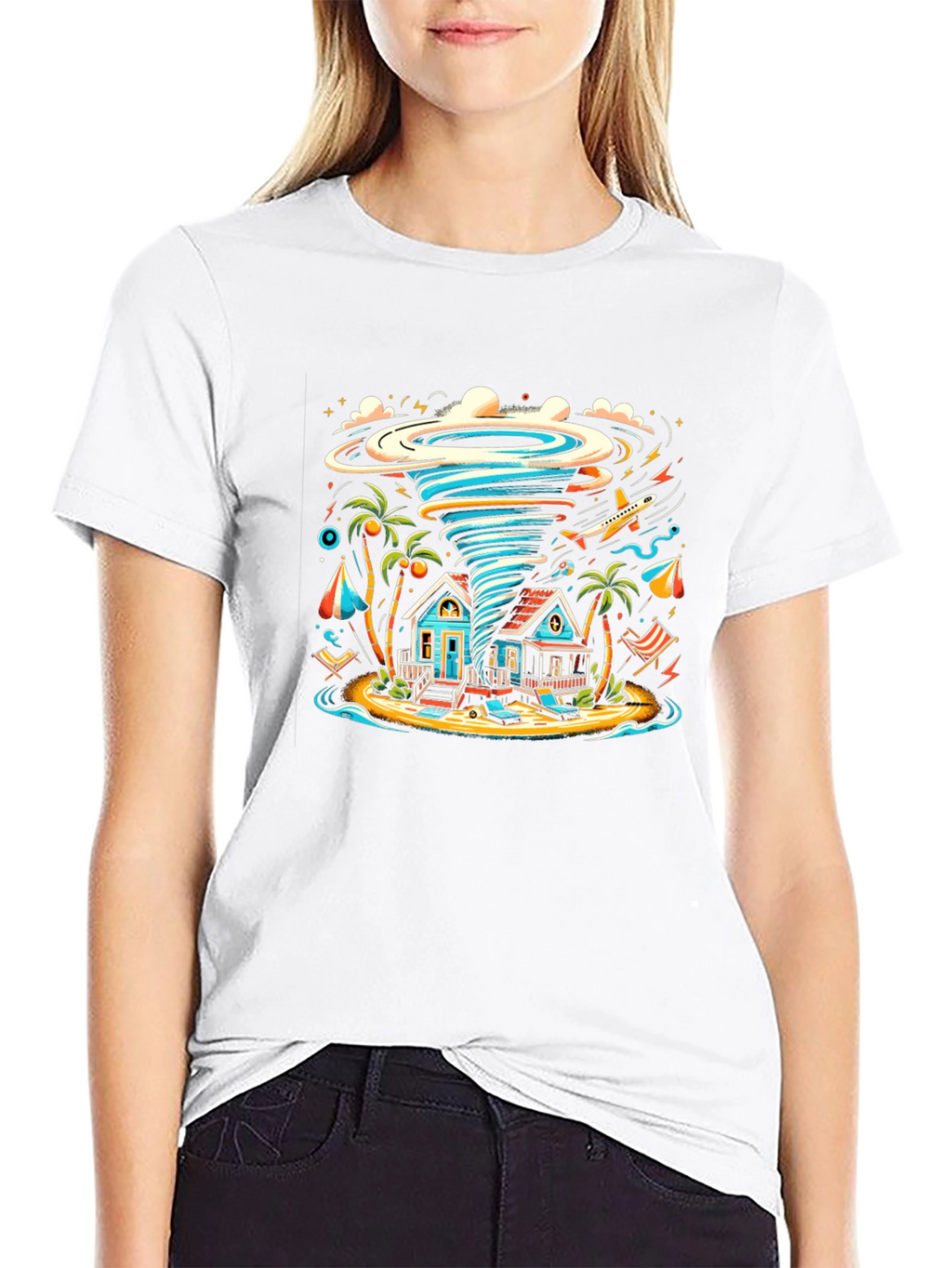 Tropical Tornado T-Shirt - Beach House Hurricane Tee