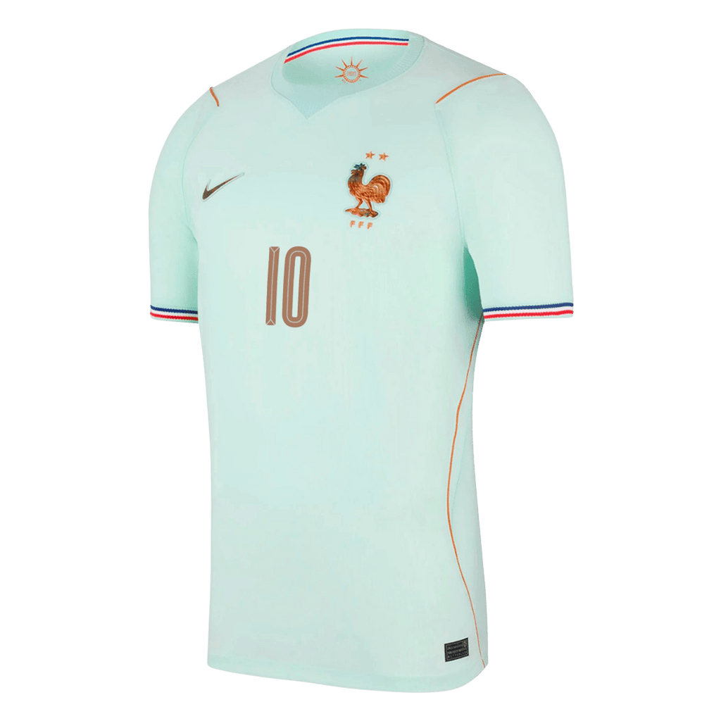 MBAPPE #10 France Away Soccer Jersey World Cup 2026 Blue Image 3