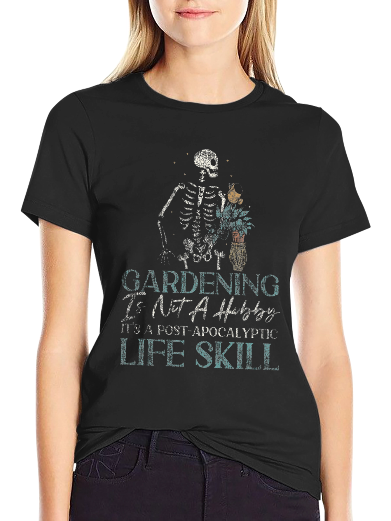 Gardening Post-Apocalyptic Life Skill T-Shirt