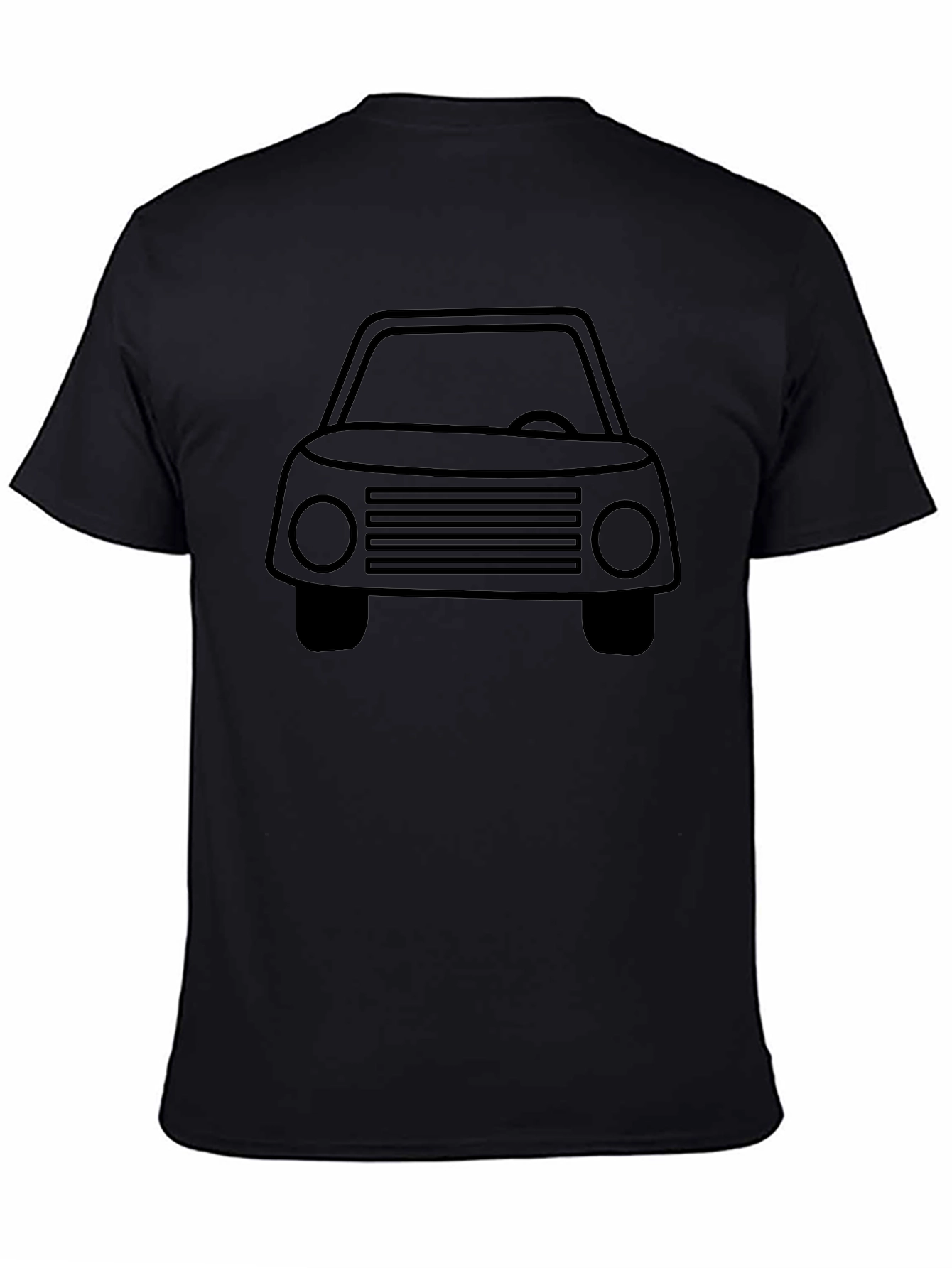 Car Graphic Black T-Shirt