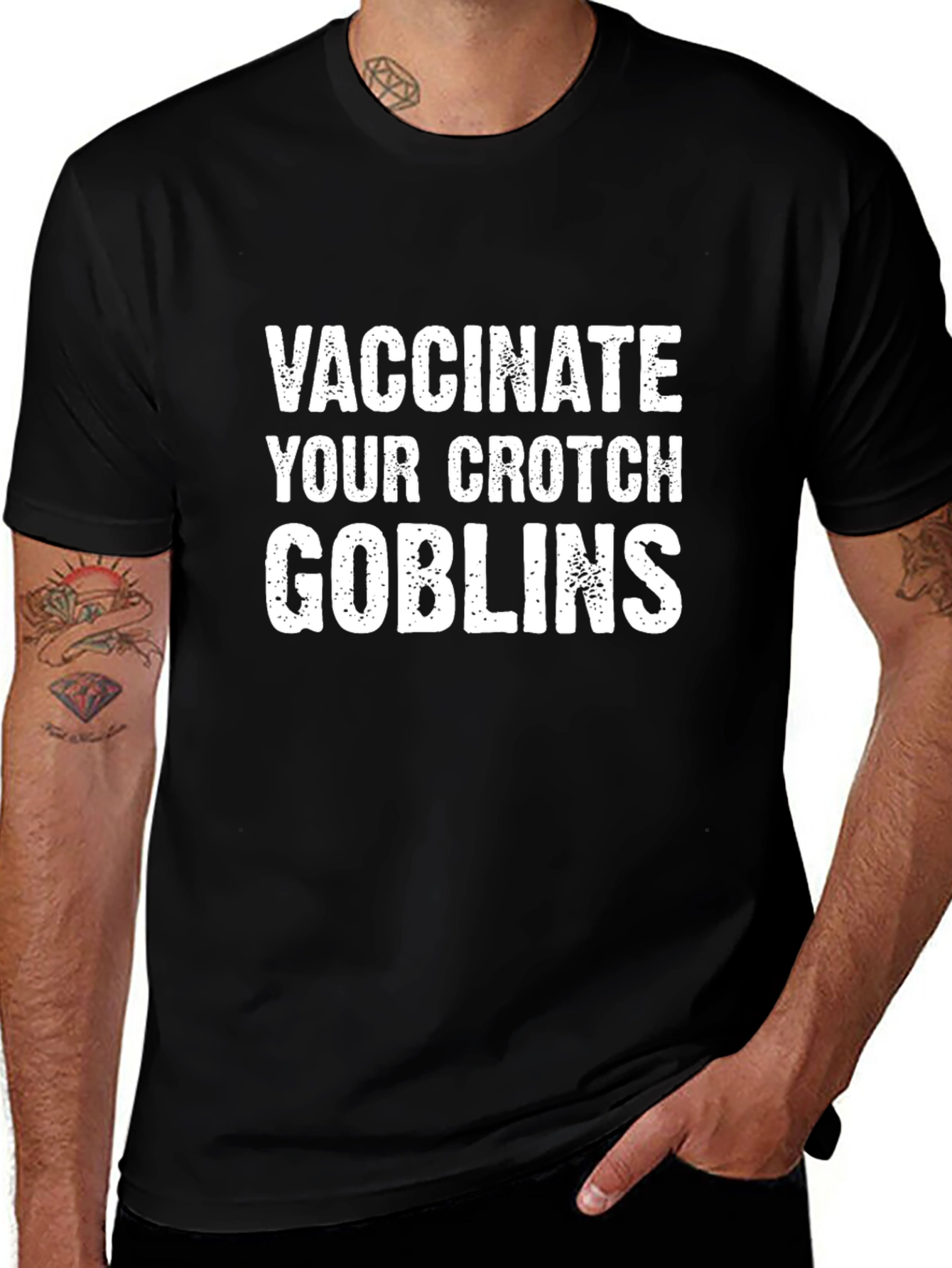 Vaccinate Your Crotch Goblins Funny T-Shirt