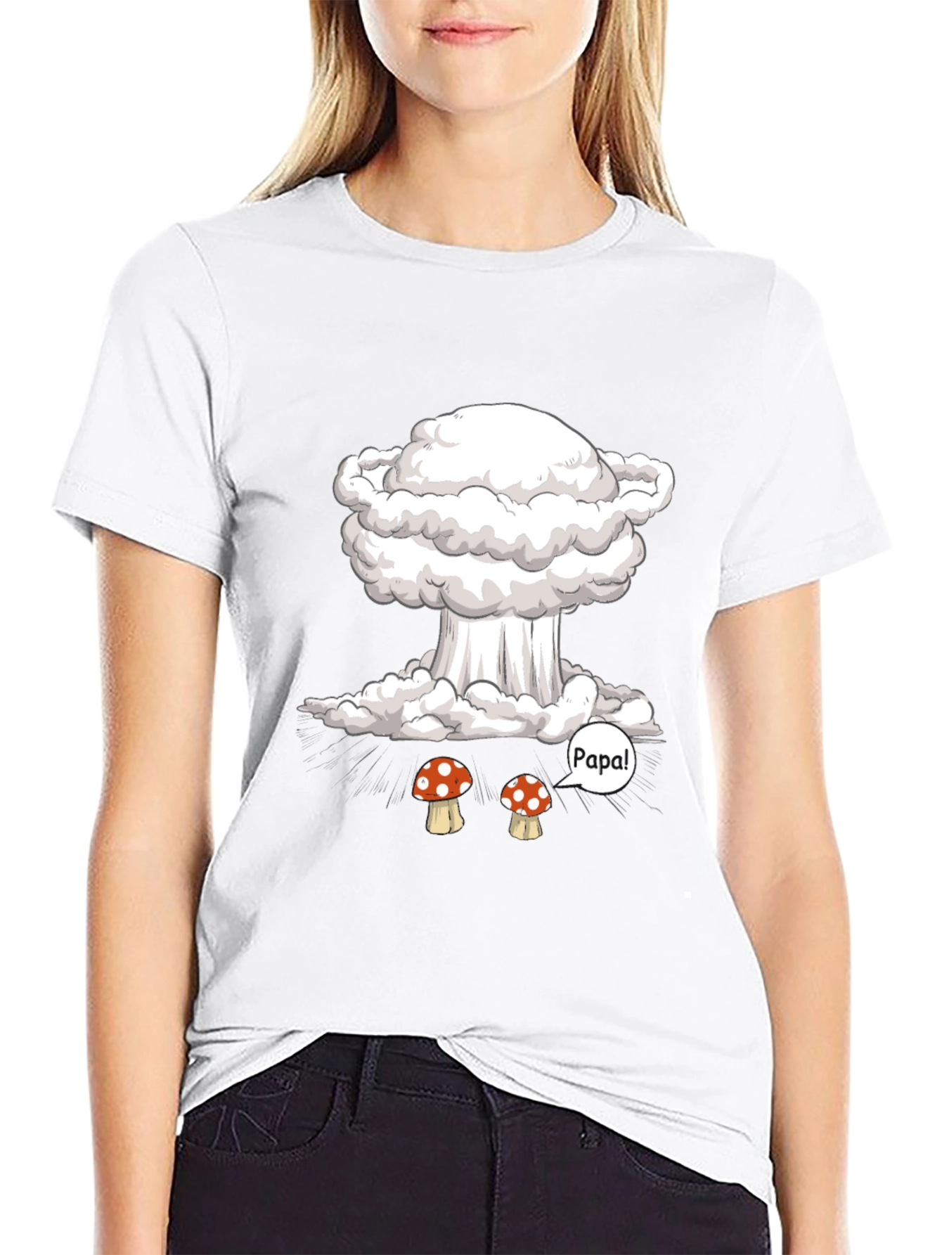 Nuclear Mushroom T-Shirt - Papa!